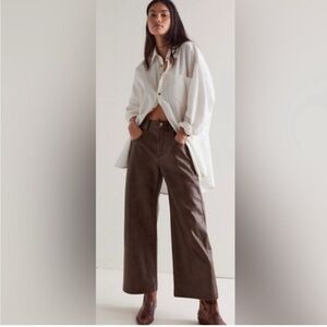 We The Free Brown Wide Leg Pants